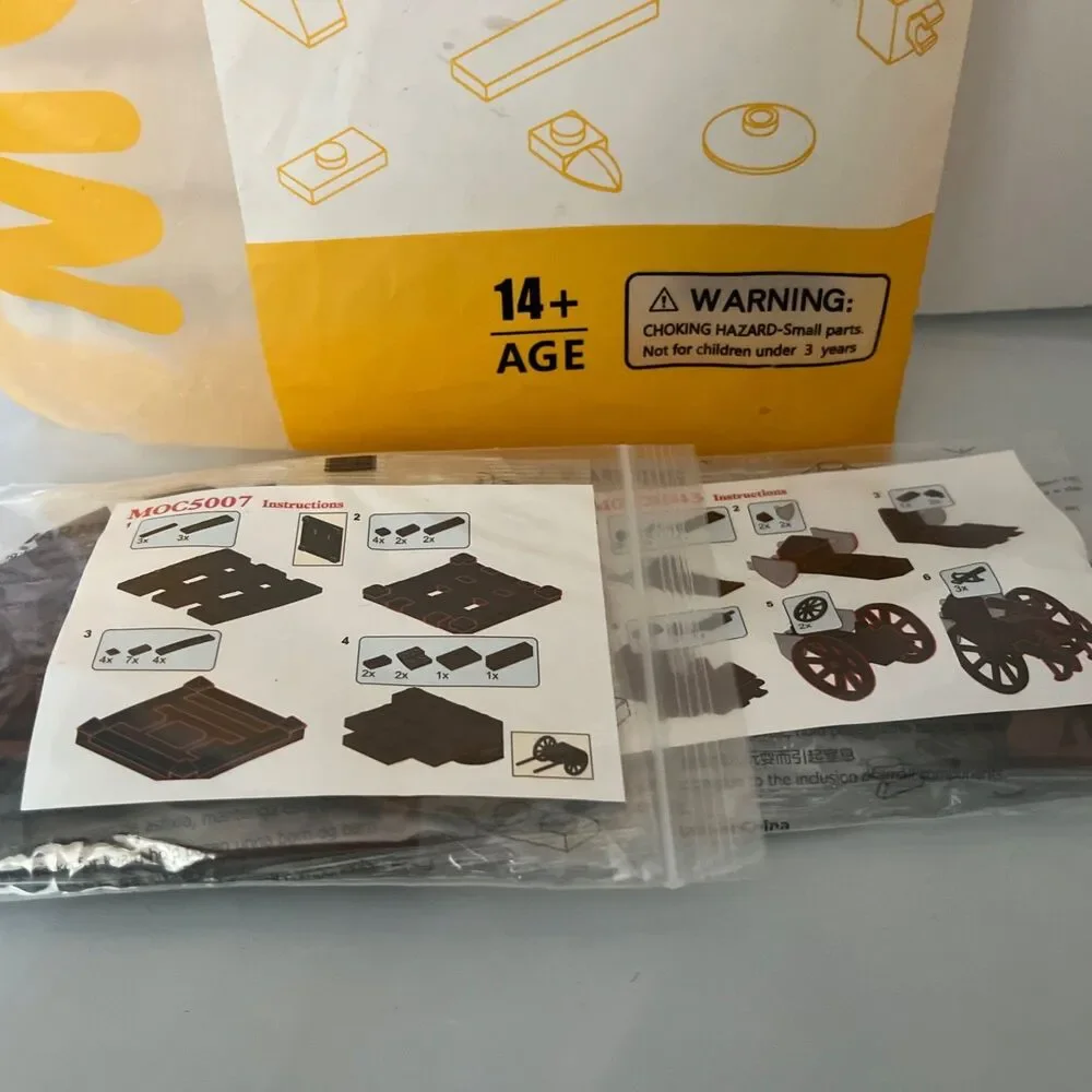 Mooxi Medieval Military Siege Vehicle Building Kit – 445 Pieces Knights 10 Sets
